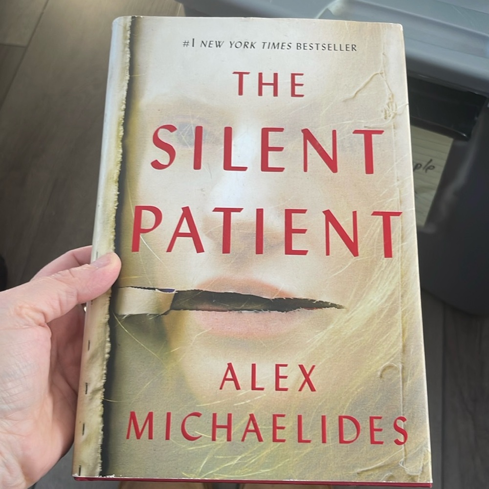 The Silent Patient book. Read once. Hardcover.